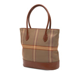 Vintage Check Canvas Bucket Bag